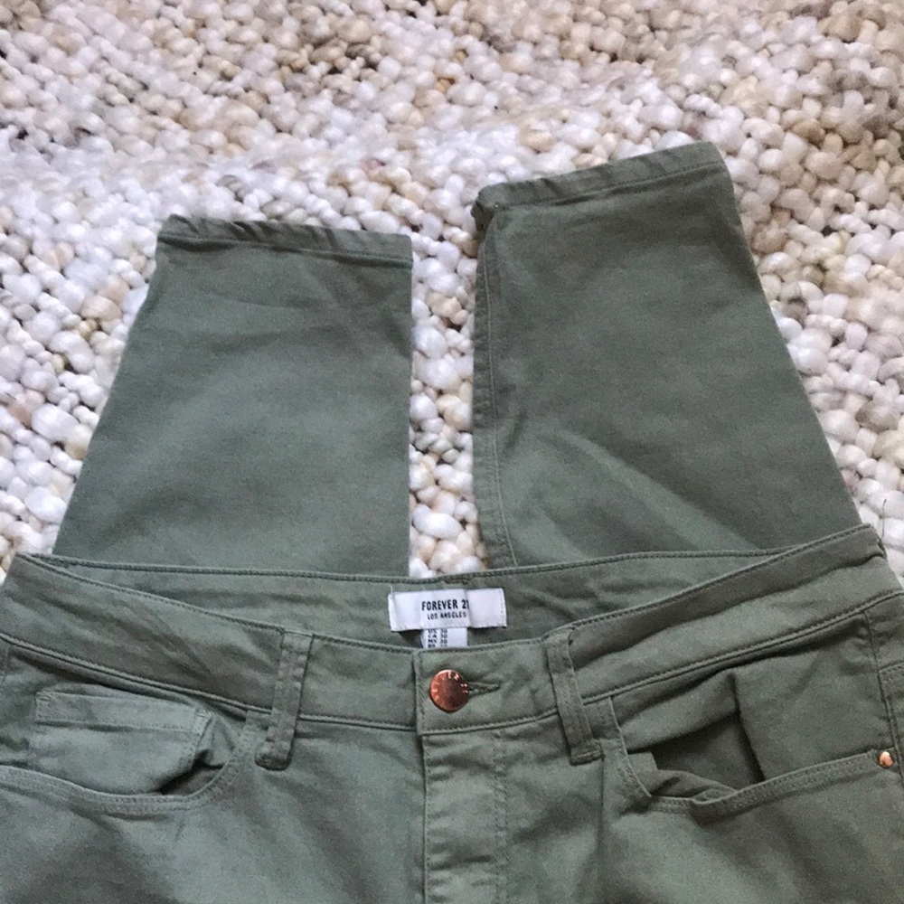 forever 21 sage pants